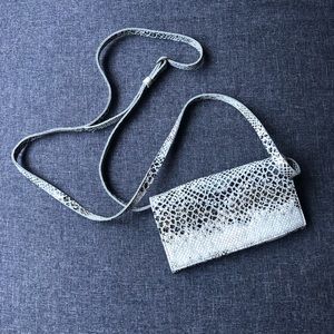 Latico leather snake skin purse